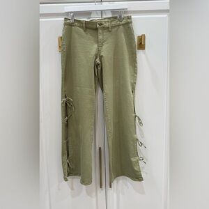 Love Trends Women's Sage Green Pants - Stretch Fit